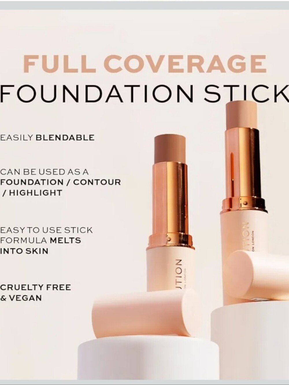🆕️SEALED🆕️Full Coverage Foundation Stick F12
